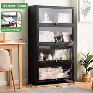 Bamboo Book Shelf Display Cabinet 3/4/5/6Layers Bookcase Cabinet Cupboard Bamboo cabinet Multi-layer Storage Cabinets