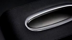 [MUTIPS]Car High Quality Leather Storage Tissue Paper Towel Holder Accessories