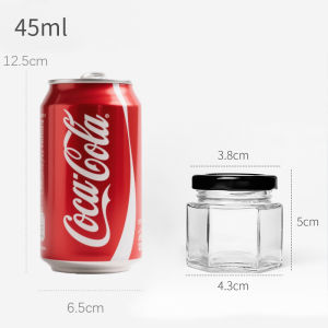 Glass jar sealed Straight-sided Wide Mouth Jar Food Container Jar Glass bottle storage container Food Grade High Quality