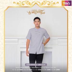 SARIMBIT NIBRAS FAIDAA GREY LILAC KELUARGA RAYA COUPLE NIBRAS KELUARGA MUSLIM TERBARU 2023