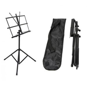 Folding Music Stand Tripod Music score Stands with Holder Height Adjustable with Carrying Bag