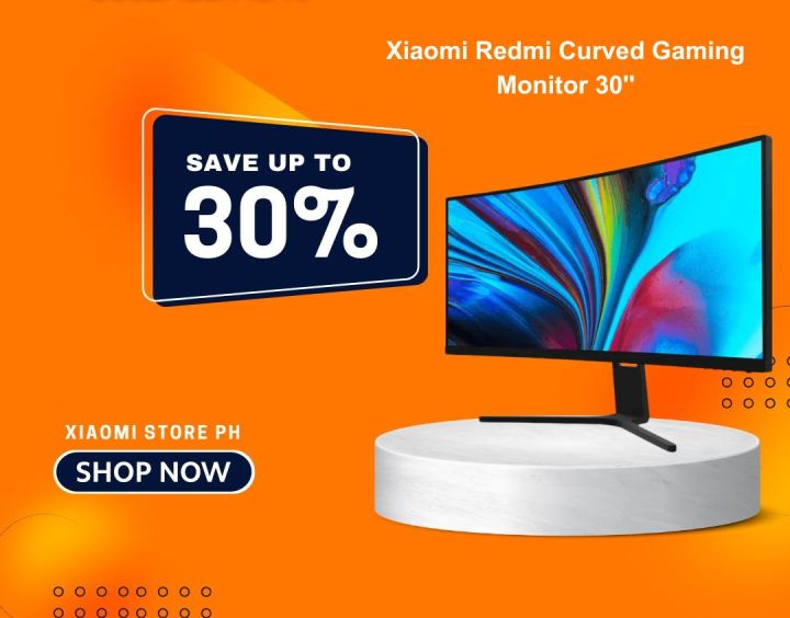 Xiaomi Redmi Curved Gaming Monitor 30'' | UltraWide Monitor | Lazada PH