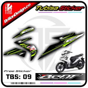 Sticker Striping Variasi Beat Esp/Street - Stiker Striping Variasi Motor Beat Esp/Street . TBS.09