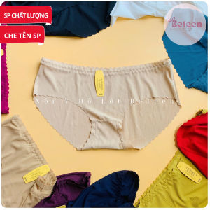 ComBo 3 Quần Lót Nữ Không Lằn Mông Su Tăm Mát Mịn  Quần Chíp Nữ Co Giãn Viền Sóng - Nội Y Đồ Lót : Beteen