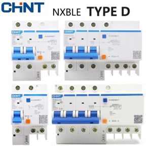 CHINT TYPE D Leakage Protection Household Air Switch Circuit Breaker NXBLE-63 1P+N 2P 3P 3P+N 4P Leakage Circuit Breakers RCBO