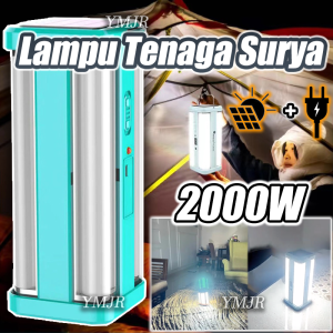 YMJR Lampu Tenaga Surya Outdoor 2300W Lampu Meja Belajar Aesthetic / Lampu Led Kamar / Lampu Tidur Aesthetic Wireless Waterproof Lampu Senter Super Terang
