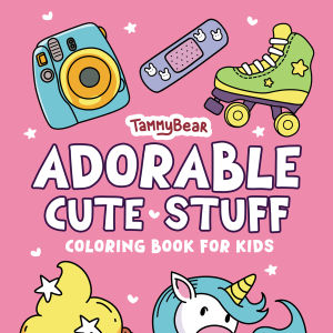 Fun & Easy Adorable Stuff Coloring Books for Kids Ages 4+