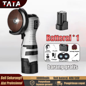 TATA Penggiling Sudut Mini Angle Grinder Mini Cordless Portable Baterai 16.8V/12V Mesin Pemotong Mini 500W