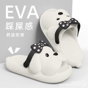 Free Shipping Cute Cartoon Dog Slippers For Women New Summer Style Thick-Soled Comfortable And Non-Slip Indoor Slippers