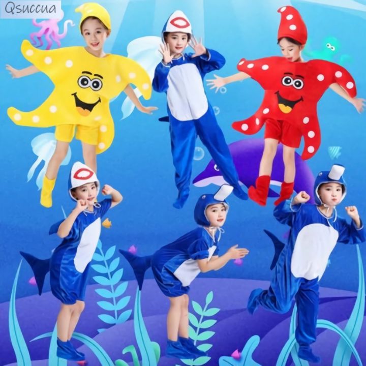 Qsuccua Children's Marine Animal Performance Costume Underwater World ...