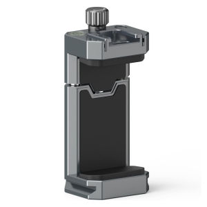 Universal Phone Clip Holder Phone Mount for Tripod Adjustable with Cold Shoe & Arca Swiss Quick Release Plate Phone Tripod Mount