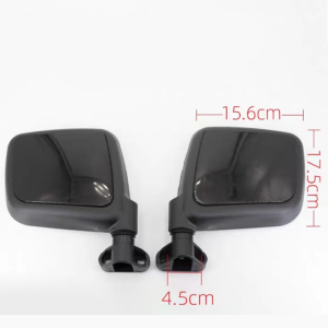 2Pcs Ebike Side Mirror Adjustable Universal Folding Bicycle Safety Rear View Mirror