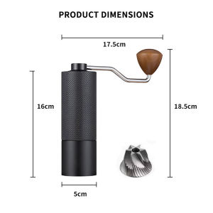 Portable Stainless Steel Coffee Grinder Manual Coffee Machine Hand Grinder Coffee Grinder Six-Star Hand Grinder