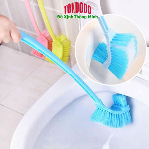 Chổi Cọ Toilet Vệ Sinh 2 Đầu Cọ Làm Sạch Mọi Vết Bẩn Dễ Dàng TOKDODO ( Giao Màu Ngẫu Nhiên)