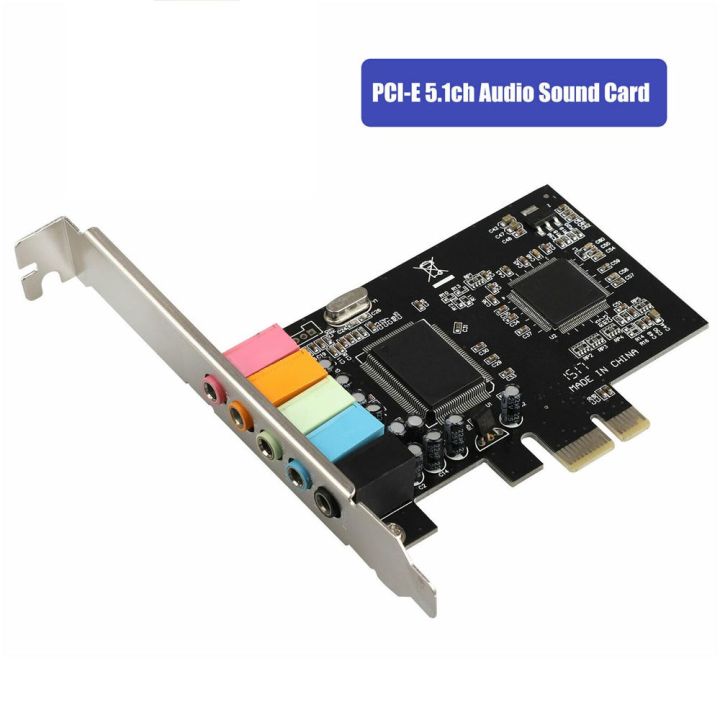 FPASDFC 5.1 Ch Computer PCI Express CMI8738 6 Channel PCIE Audio ...