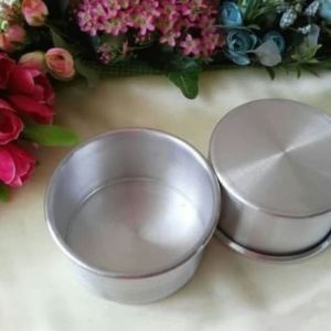 Loyang bulat Press ukuran 15x7cm tanpa sambungan / Loyang mini cake