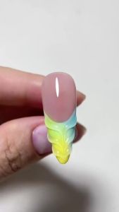 30g 3D with Nail Brush Clear 3-in-1 Sculpting Glue for Drawing Molding Rhinestones & Charms No Wipe Builder for DIY Nail Art UV LED Lamp Needed
