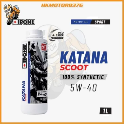 IPONE Katana Scoot 4T 5W40 Engine Scooter Oil (1L) FULLY