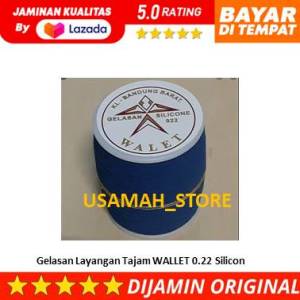 BEST SELLER - Gelasan Layangan Tajam WALLET 0.22 Silicon / SENAR LAYANGAN / Gelasan turnamen