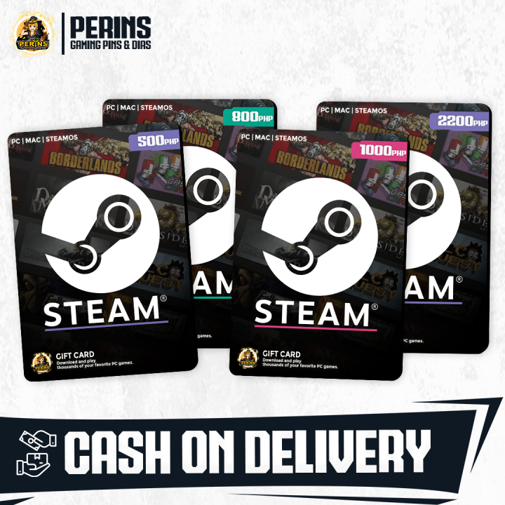 Steam Wallet (PH) - Redeemable Physical Gift Cards | Lazada PH