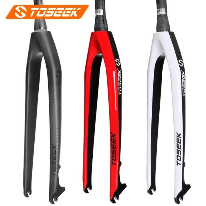 TOSEEK Full Carbon Fiber Bike Rigid Disc Brake Forks Tapered Fork 26 27.5 29 Lazada PH