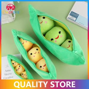 [Eleanor] Cute Bean 3 Peas In A Pod Plush Toy Soft Throw Sleeping Pillow Stuffed Toys Home Decortion