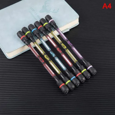 Spinning Pen Creative Random Flash Rotating Gaming Gel Pens Non Slip Coated Professional Spinning Light Pen for Champion Competition for Student Gift Toy Random Color
