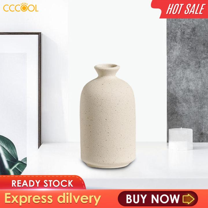 CCCOOL Ceramic Vase Flowerpot Hydroponic Plant Dried Flower Vase Art ...