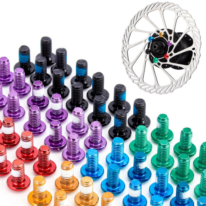 {Ready Stock}12PCS MTB Bike Disc Brake Rotor Torx T25 Bolts M5 X 9mm