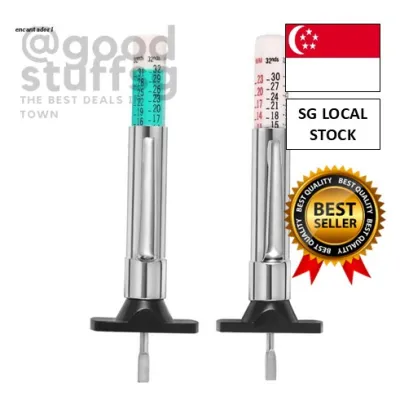 [SG 🚚] Depth Color Car Tire Tool Measures Gauge Motors Tester Imperial Gage Tyre