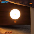MODI ไฟเซ็นเซอร์  แสงขาว/3แสง 0.5W 300mAh เปิดปิดอัตโนมัติ ตรวจจับความเคลื่อนไหว หลอดไฟสำหรับทางเดินบ้าน LED ไฟกลางคืน ไฟติดผนังไร้สาย. 