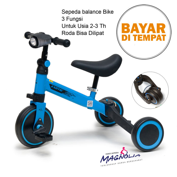 Sepeda Balance Bike Sepeda Balance Anak Belajar Bersepeda umur 1-3 Tahun Sepeda Anak