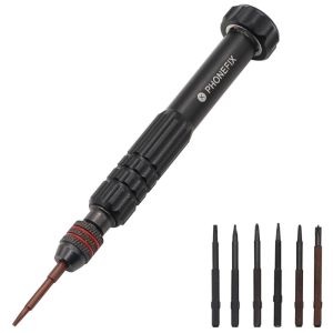 SIDSI แม่เหล็กแบบแม่เหล็ก สำหรับสมาร์ทโฟนแท็บเล็ต ดอกไขควง Torx เครื่องมือซ่อมโทรศัพท์มือถือ ชุดสกรูไดร์เวอร์ ชุดไขควงที่มีความแม่นยำ ชุดดอกไขควง สกรูดอกสว่าน