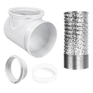 Ống thông gió Máy sấy Bộ kết nối Tumble máy sấy kết nối 90 độ ống thông gió Máy sấy Ống thông hơi áp máy sấy kết nối dễ dàng cài đặt