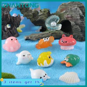 ZHANTONG Đồ trang trí mô hình động vật biển mô hình cá mập Cá voi biển tượng Bonsai đồ trang trí cảnh quan bể cá thu nhỏ đồ trang trí vi mô