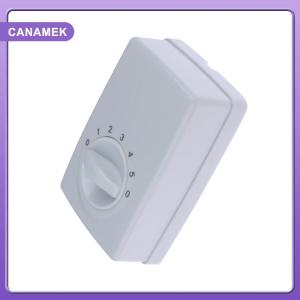 【CANAMEK】 No Welding Required Install General Ceiling Fan Speed Regulator Speed Controller Electric Fan Panel Switch Five Gears Adjustable