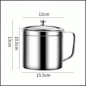 ขวดเก็บน้ำมัน ไม่มันเยิ้ม ถ้วยน้ำมัน ไม่ใช่เรื่องง่ายที่จะหก มันจะไม่พังใน 50 ปี สะอาดและประหยัดน้ำมัน