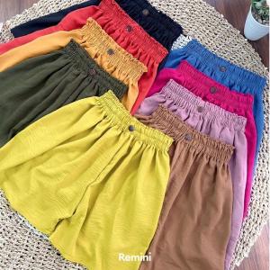 Celana Hotpants Santai Cringkle Air flow Polos Airflow Pendek