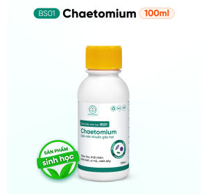 Chế phẩm sinh học BS01 Chaetomium Trị Thán Thư Sương Mai Đốm Lá Thối Trái Rau Màu - Phòng Nấm Bệnh - Bác Sĩ Cây Xanh