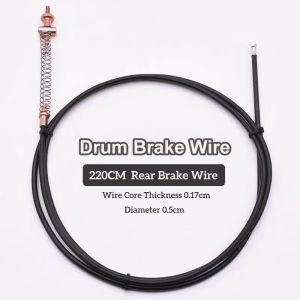 EBIKE Drum/Expansion Brake Wire Front brake cable 123cm length Rear Brake 220cm romai mini cruz eagle hawk nova etc