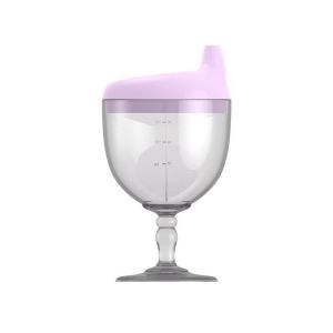 Gelas Bayi Minum Air Susu Training Cup Baby Wine Glass Anti Tumpah / Sedat 2in1 Tutupnya Bisa Di Lepas Menjadi Gelas Wine Biasa