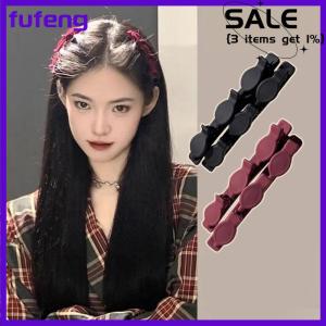 fufeng Trán đàn bện tóc Clip phụ kiện mới rắn màu bện tóc clip nhỏ thơm tóc Clip cắt nhỏ tóc bangs Clip