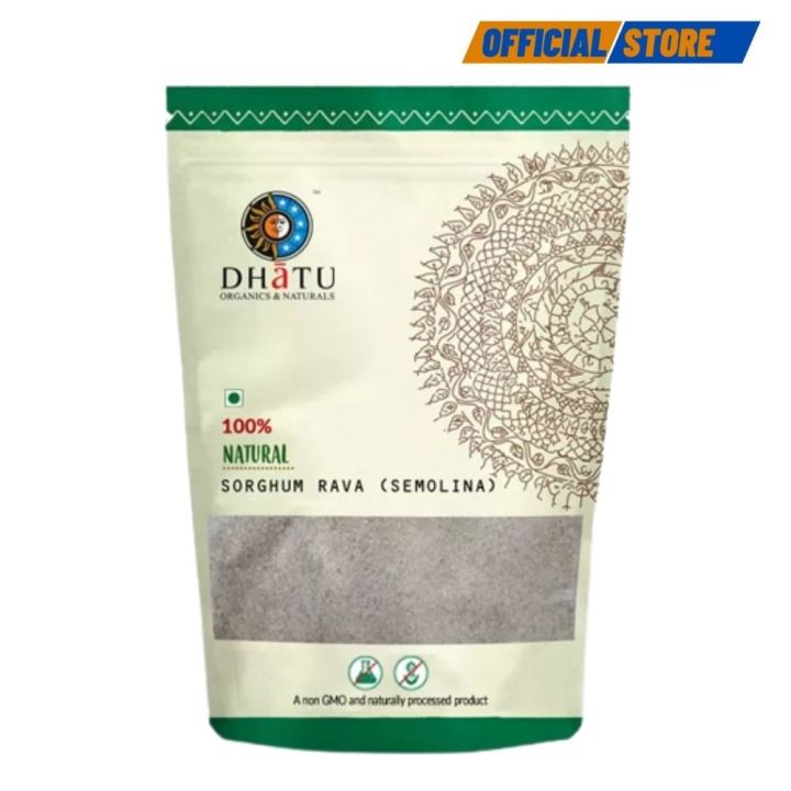 Jowar Sorghum Millet Rava (Semolina) 500g | Organic | USDA Certified ...