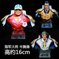 One Piece Three Admirals Of The Navy Kizaru, Aokiji, Akainu PVC Action Figure with Box (16 cm High). 