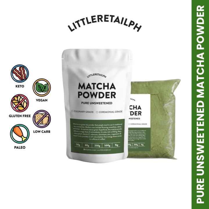 Pure Unsweetened Matcha Powder Keto Low Carb Approved Lazada PH