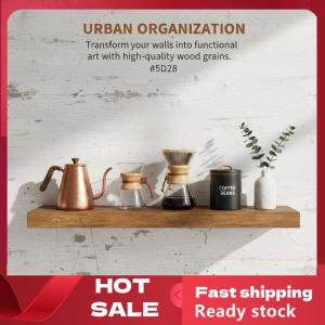 🚚【Local Express Delivery】🚚 Living Room Bedroom Rustic Wood Wall Shelves Floating Shelf Home Storage Organizer Wall Mount Display Rack