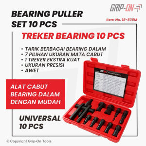 Grip-On Bearing Puller Set 10Pcs Treker Cabut Bearing 10 Pcs 18-836