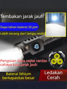 Senter Mini Ibu Jari Cahaya Super Terang Teknologi Rancang Jerman Daya Tahan Panjang Umum Rumah & Outdoor