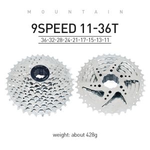 VG Sports Cogs 8 9 10 11Speed Cogs Mountain Bike Cassette Cogs Freewheel 36T 40T 42T 46T 50T Wear-resistant
