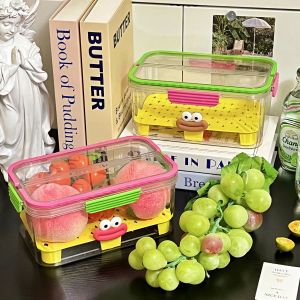 Hộp Đựng Thực Phẩm Có Quai Xách Hộp Cơm Trưa Dã Ngoại Hình Cua Cute Giữ Nhiệt Tốt - HÀNG CÓ SẴN